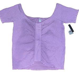 beautiful lilac ruched top